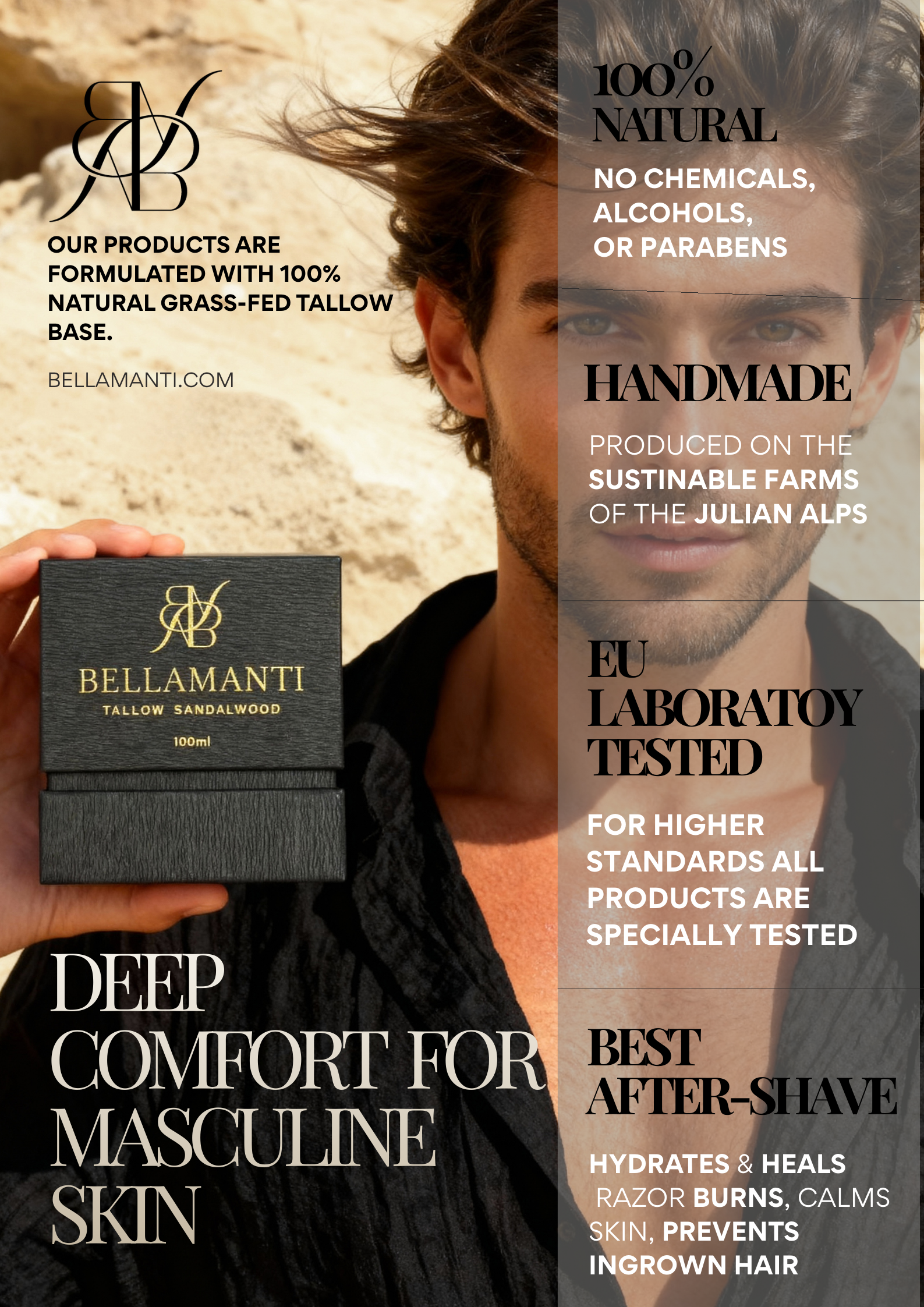 BELLAMANTI TALLOW SANDALWOOD BALM