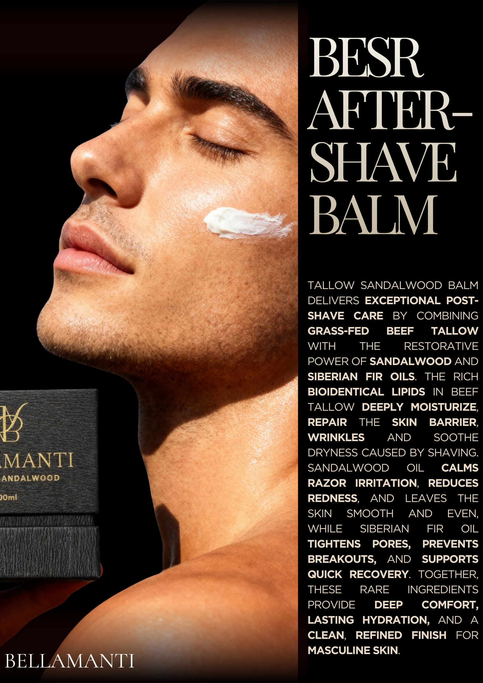 BELLAMANTI TALLOW SANDALWOOD BALM