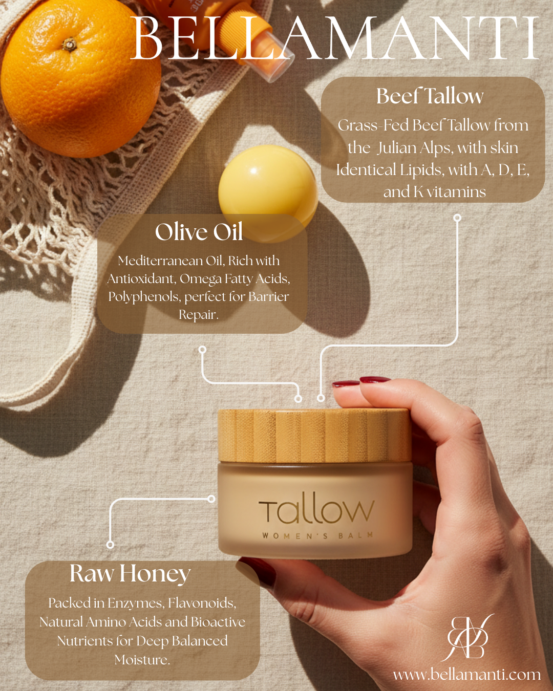 BELLAMANTI TALLOW WOMAN'S BALM