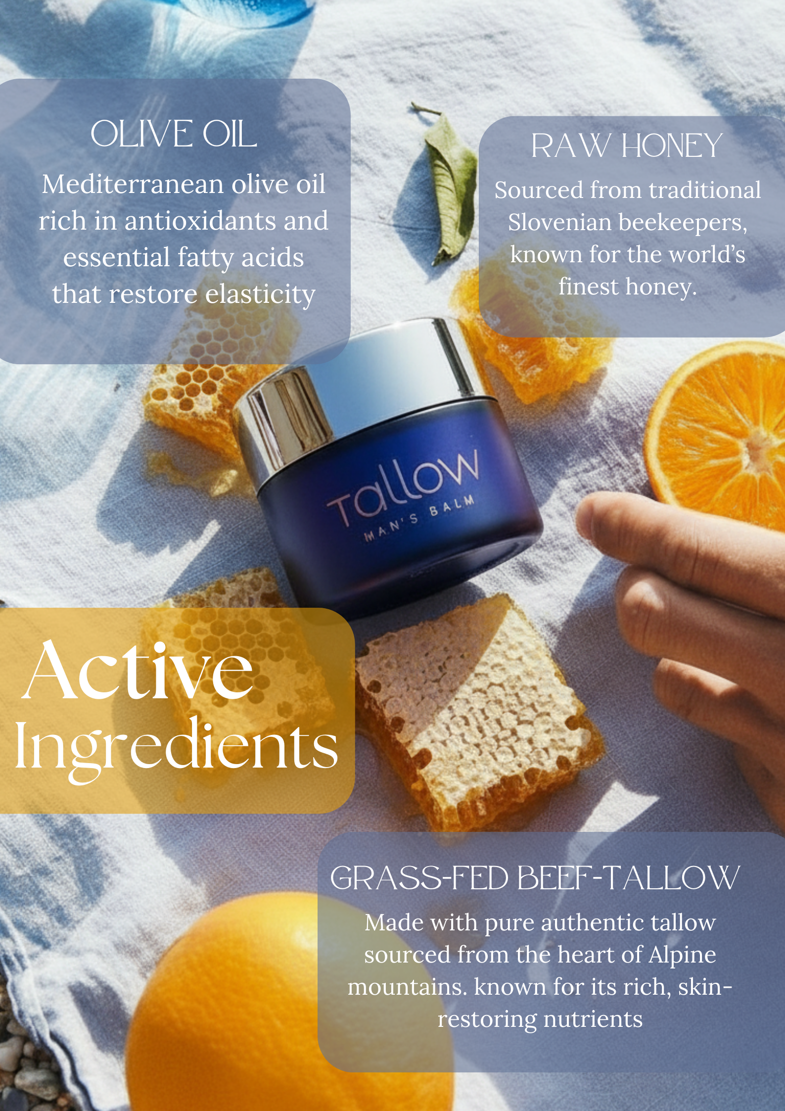 BELLAMANTI TALLOW MAN'S BALM